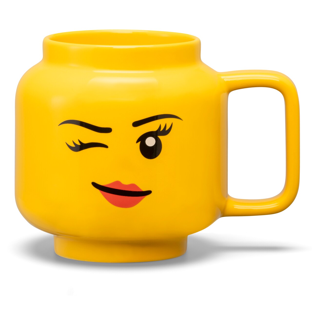 LEGO: Classic Yellow Minifigures Winking Girl Ceramic Mug, 17.9oz